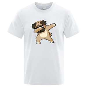 Men Tshirt 2022 Summer Short Sleeve T-shirts Brand O-neck Tops Printed Animal Dog Men&#39;s T Shirts Hip Hop Top Tee Shirt Harajuku